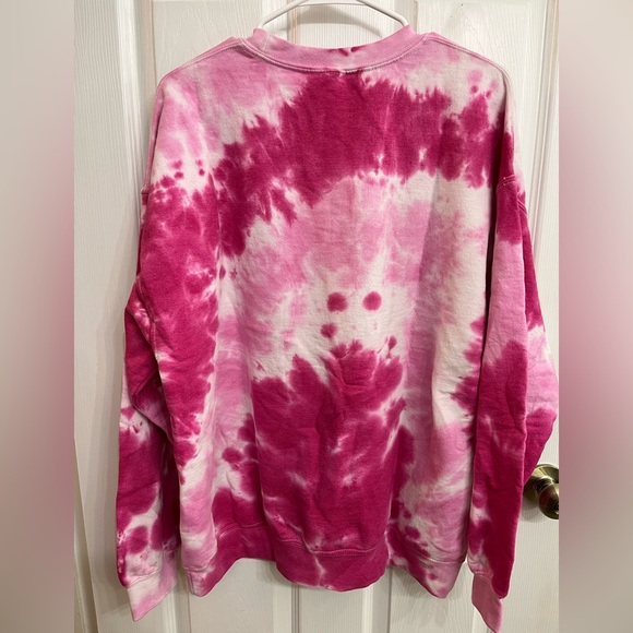 Urban Outfitters - Pink Tie-Dyed Sweatshirt - Picture 2 of 4